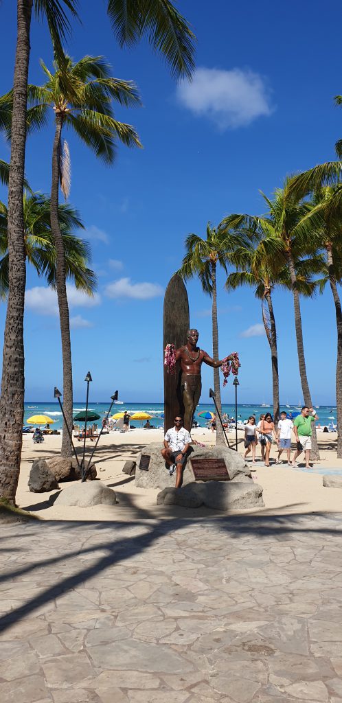 הוואי-פסל הדיוק-אבי הגלישה המודרנית